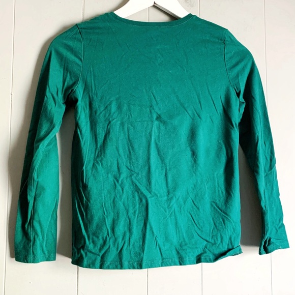 Children’s Place Xmas Cat LS Tee M or L - Picture 2 of 5